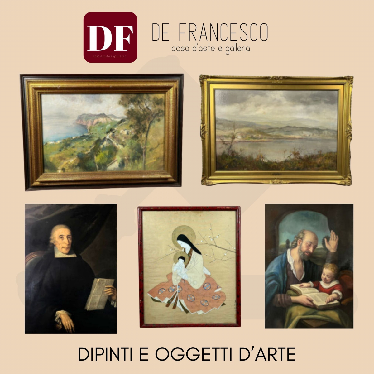 ASTA 4 - DIPINTI E OGGETTI D'ARTE XVII - XVIII - XIX - XX SECOLO