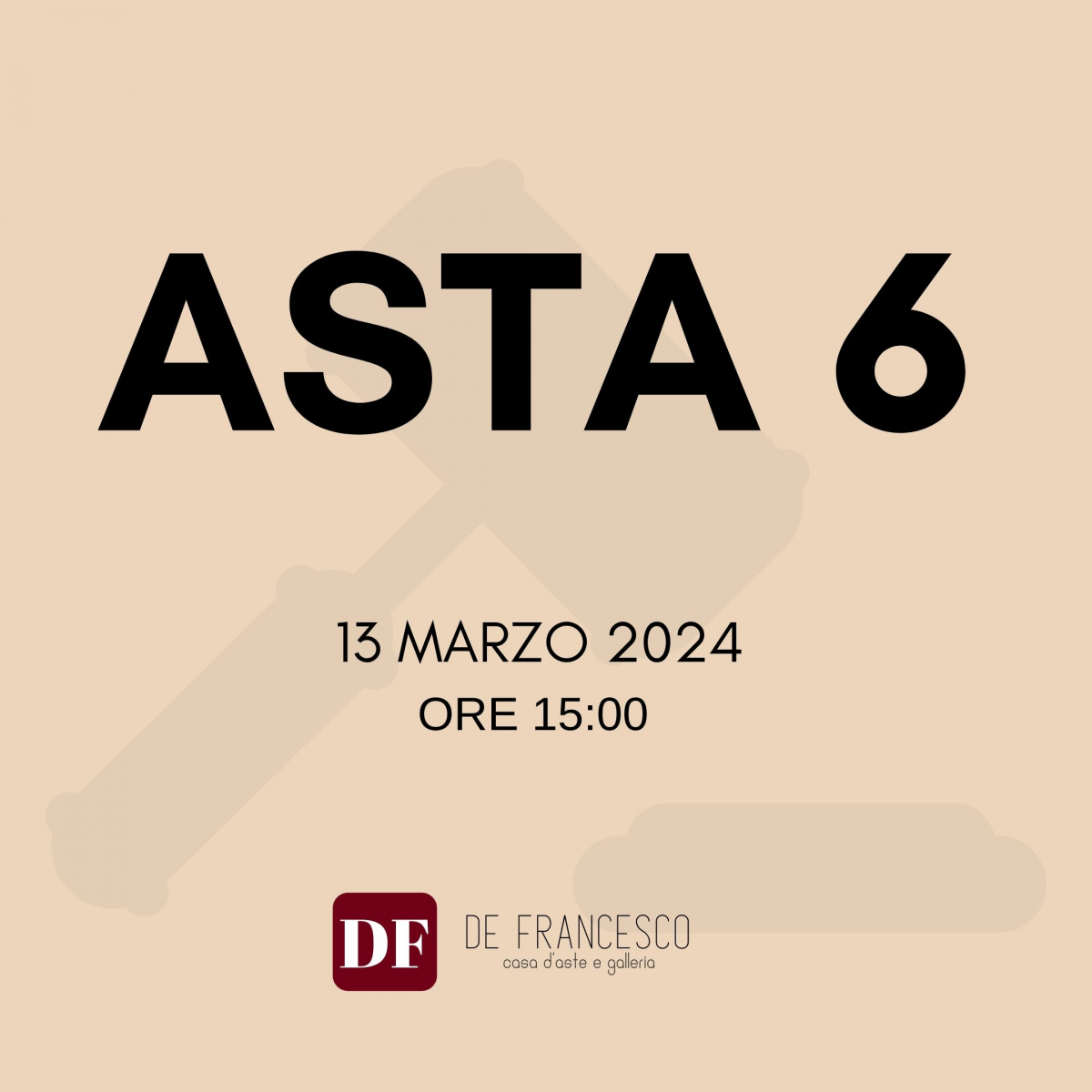 ASTA 6 - DIPINTI, SCULTURE E OGGETTI D'ARTE