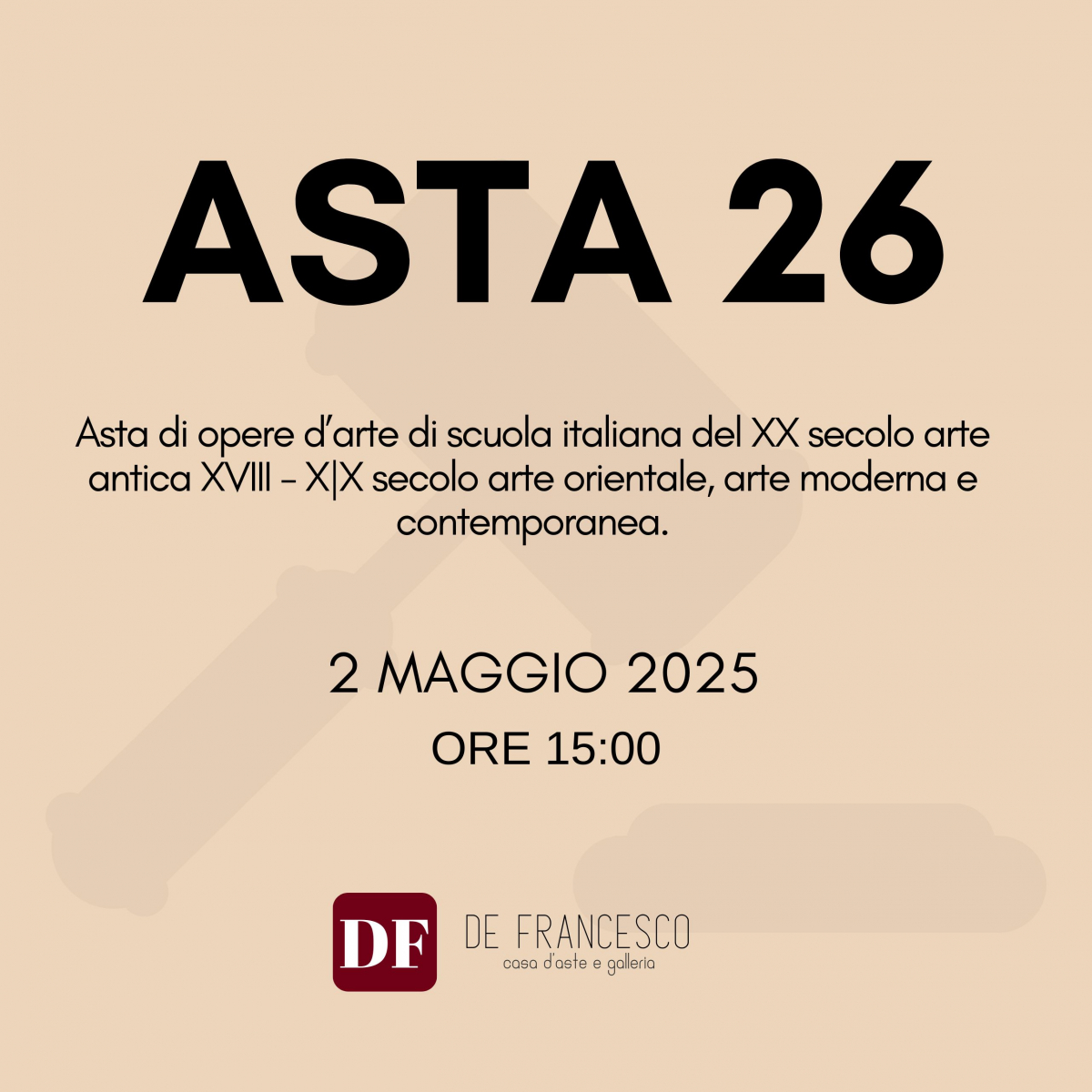 Asta di dipinti antichi e del XX secolo, oggetti antichi, curiosità e vintage